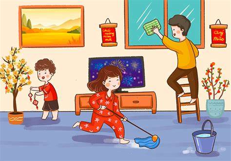 Dọn dẹp ngày tết